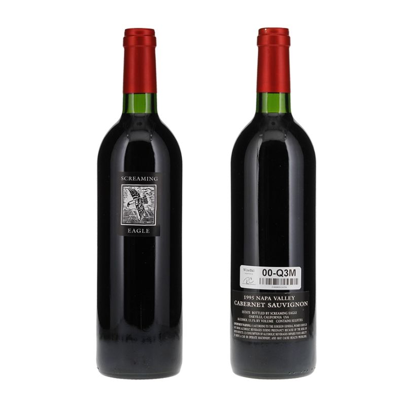 1995年份嘯鷹紅酒酒瓶