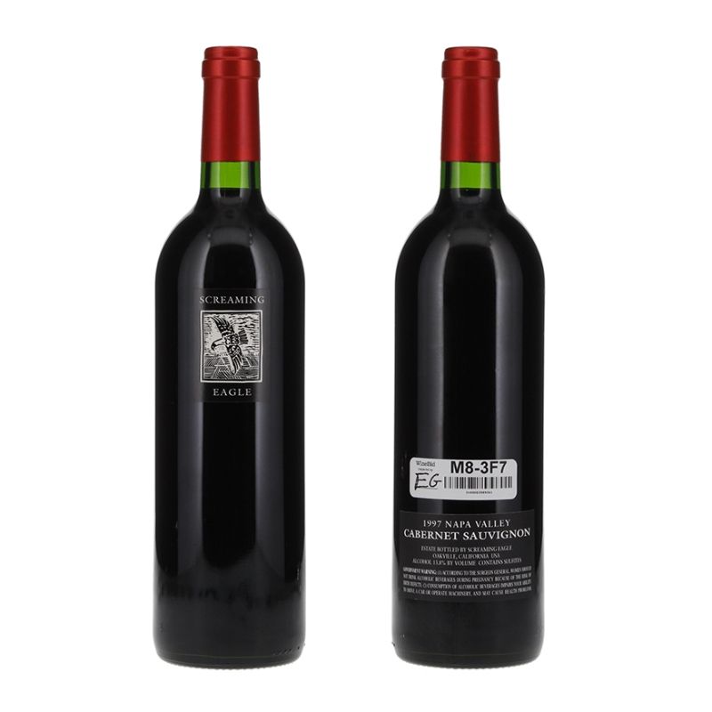 1997年份嘯鷹紅酒酒瓶