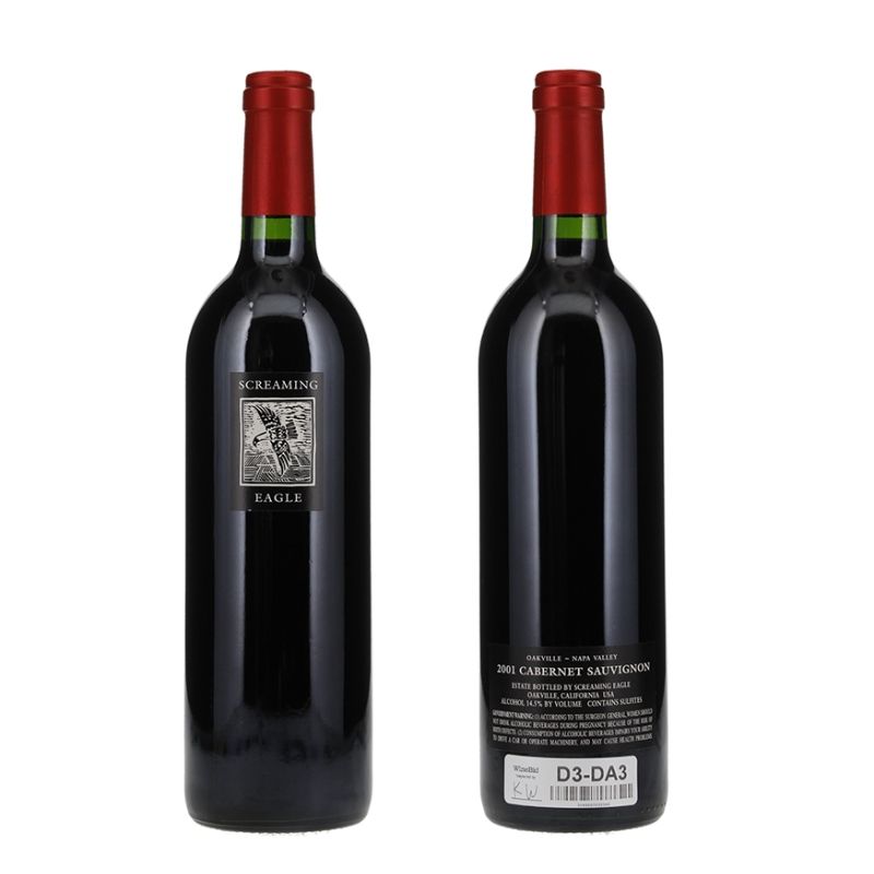 2001年份嘯鷹紅酒酒瓶