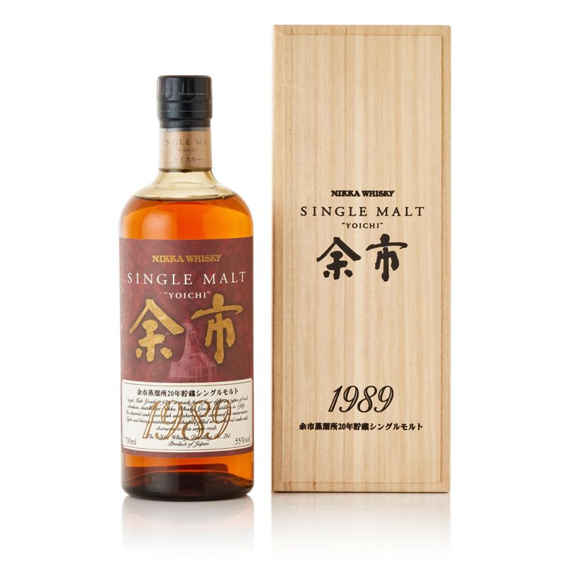 Yoichi余市1989原桶威士忌酒瓶