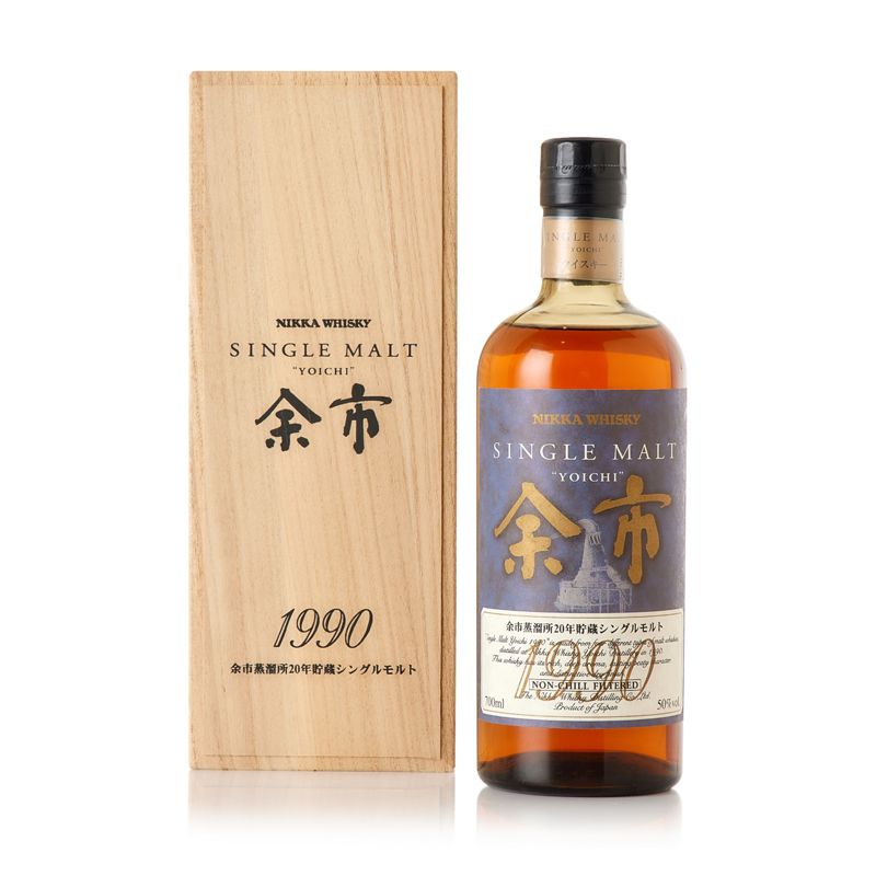 Yoichi余市1990原桶威士忌酒瓶