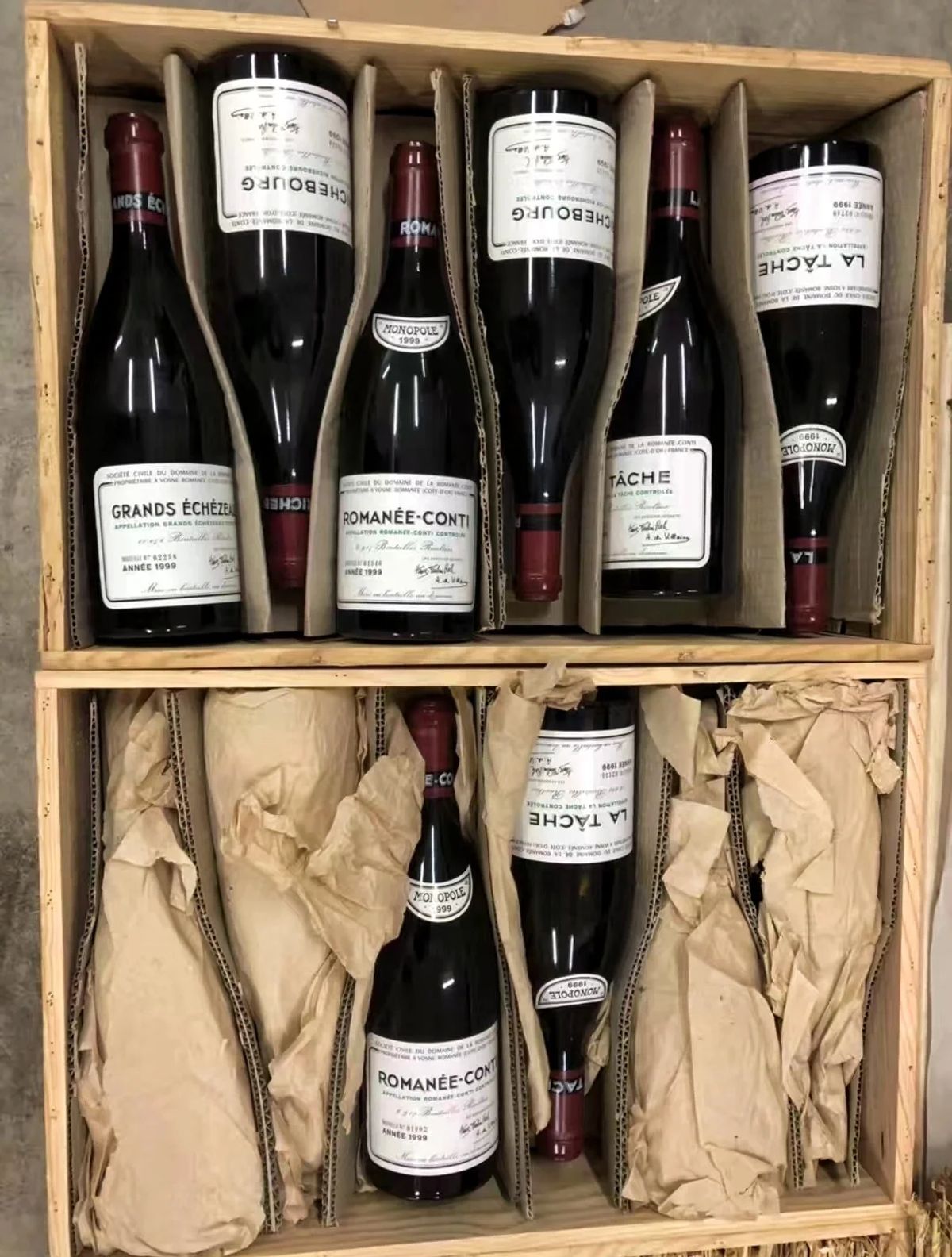DRC 與勃艮第特級園稀缺性與酒標狀態關聯主題圖