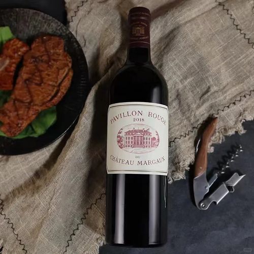 瑪歌酒莊副牌酒 Pavillon Rouge 的酒瓶