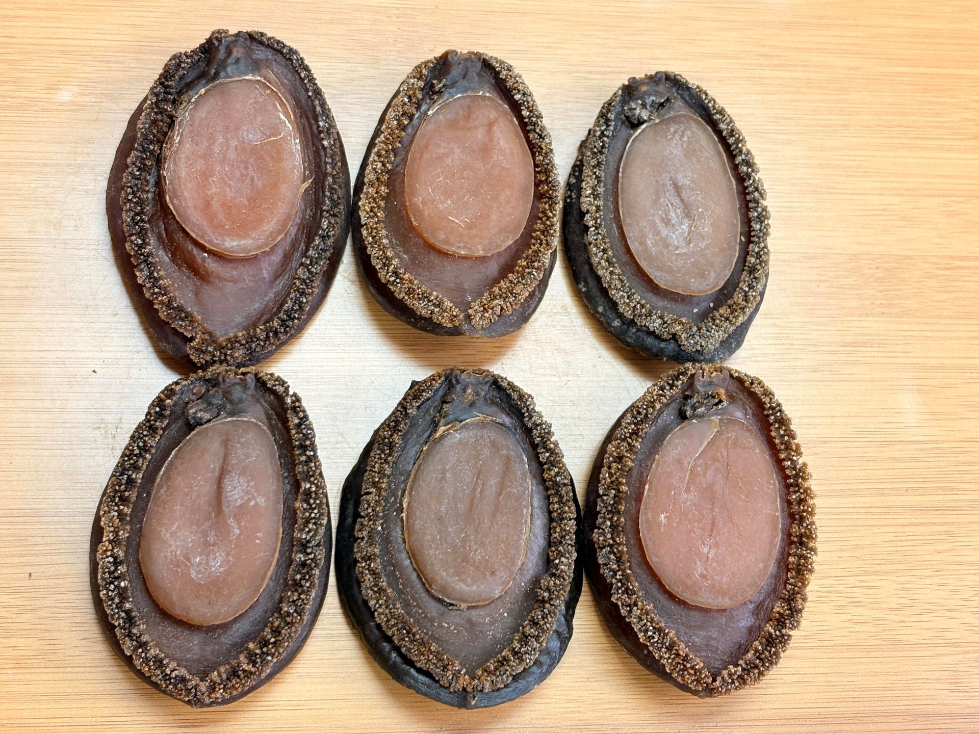 乾鮑魚頭數與回收估價對照