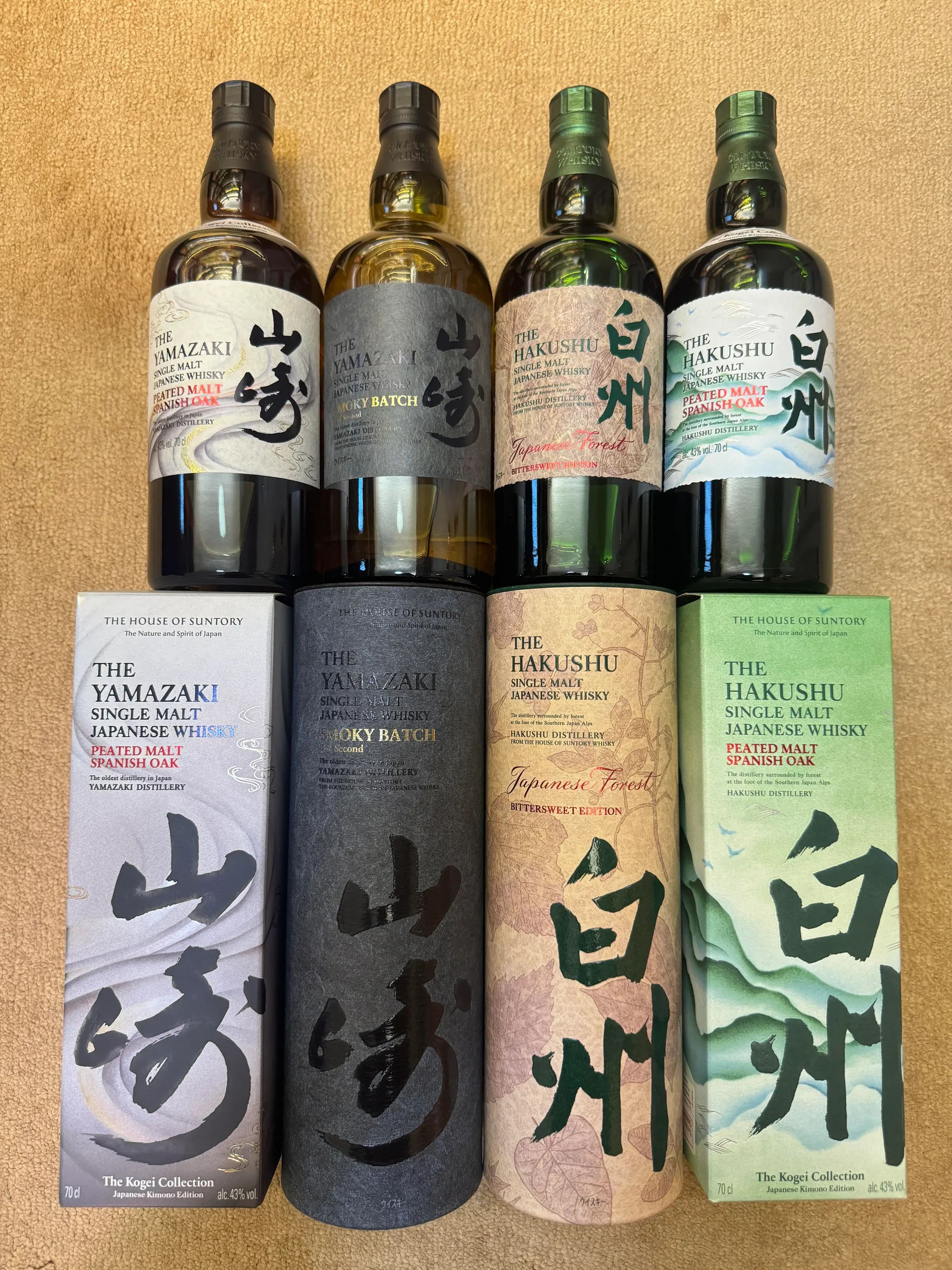 威士忌原盒、封膜與瓶頸水位，估價前保持原狀拍攝