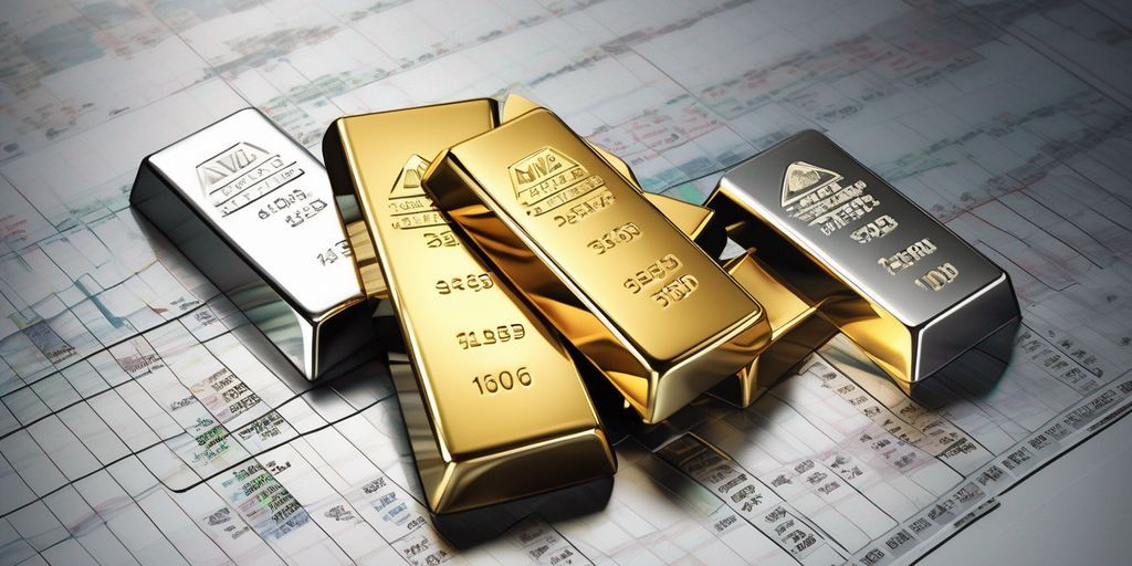 投資組合的分層配置圖示，顯示黃金、白銀和稀有錢幣在金字塔中的位置