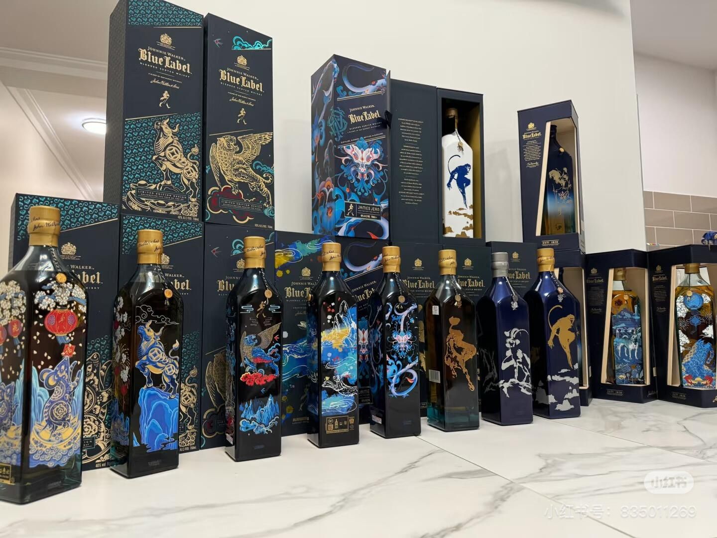尊尼獲加 Johnnie Walker 收藏展示