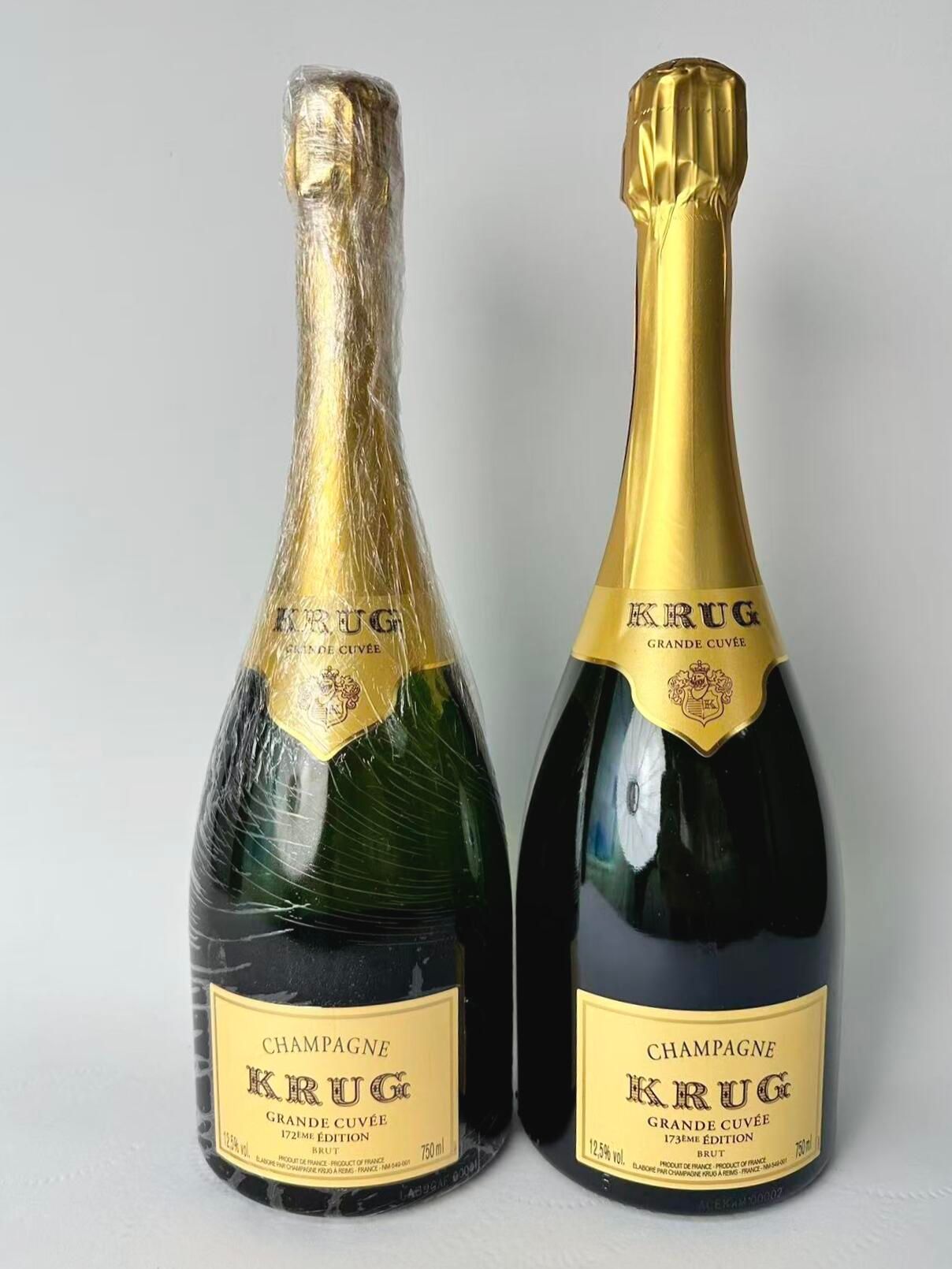 Krug Grande Cuvée 不同 Édition 正標編號對照