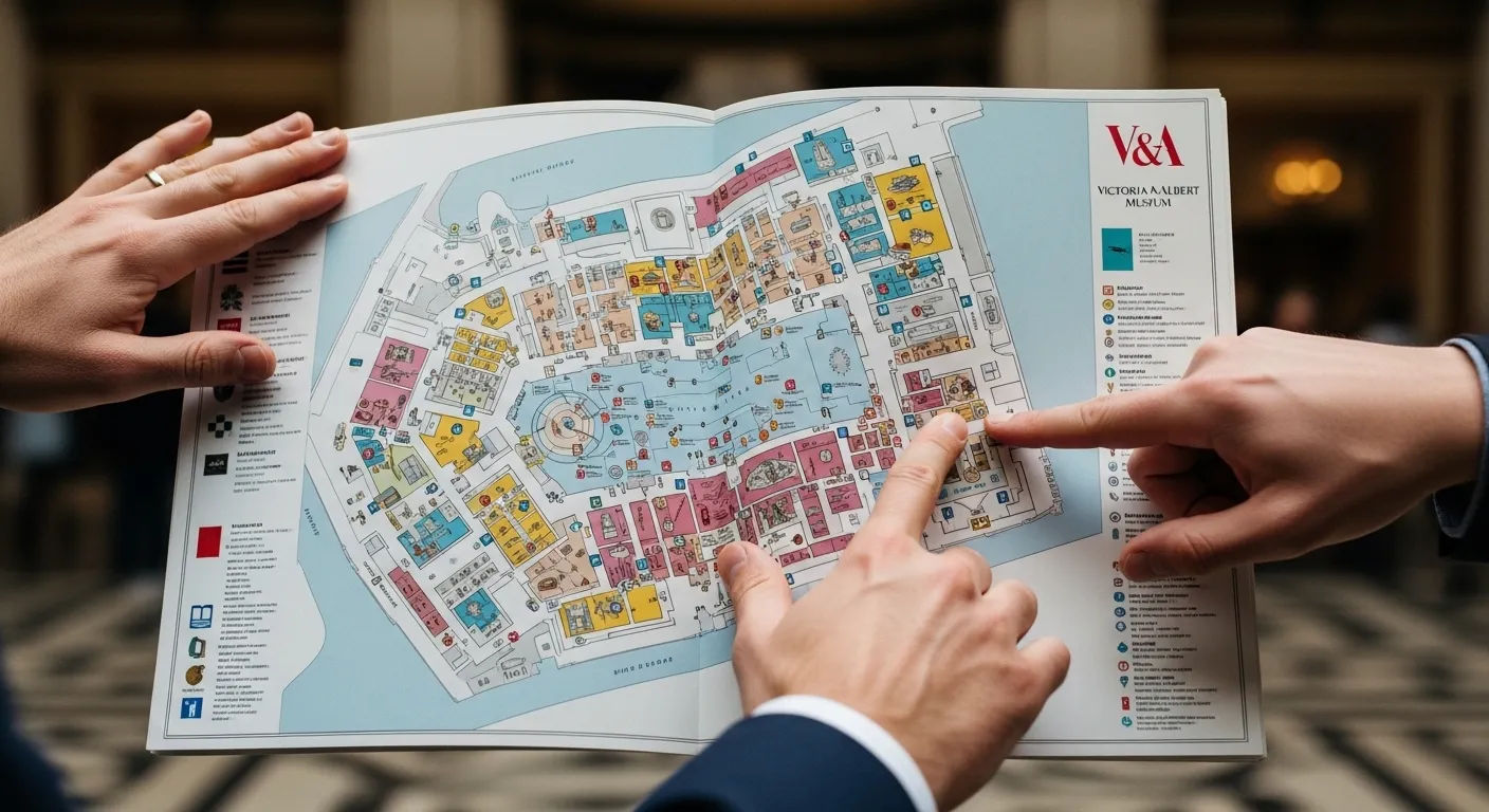 V and A Museum Map Navigation Essentials