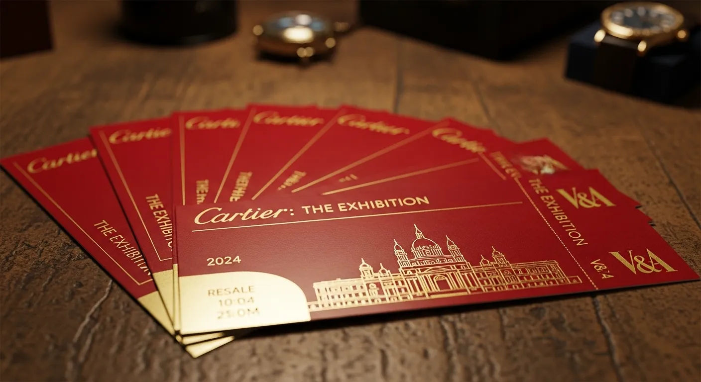 V&A Cartier exhibition tickets resale