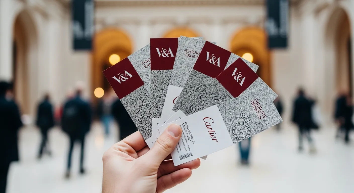 V and A Cartier Exhibition Tickets Resale Options