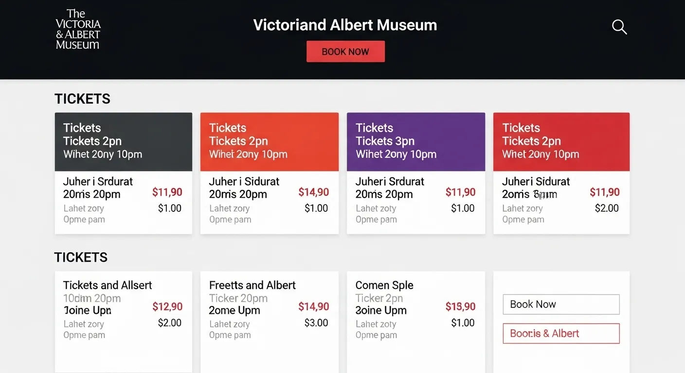 Victoria and Albert Museum tickets online