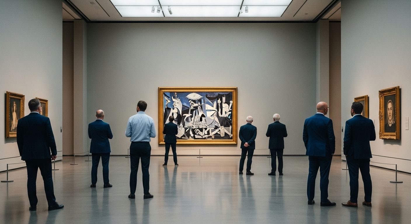 Famous Painting in Moma Picasso Guernica