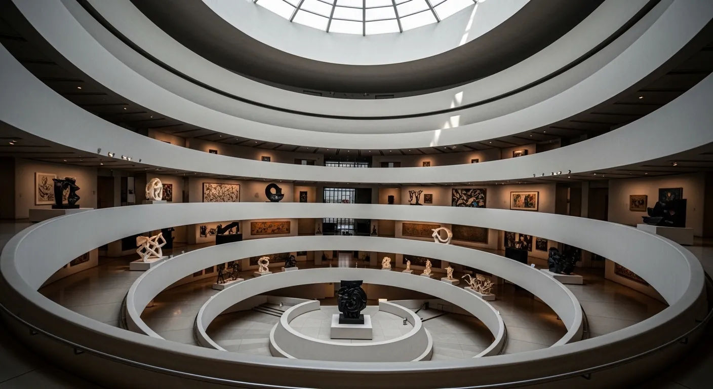 Guggenheim Museum Exhibits Frank Lloyd