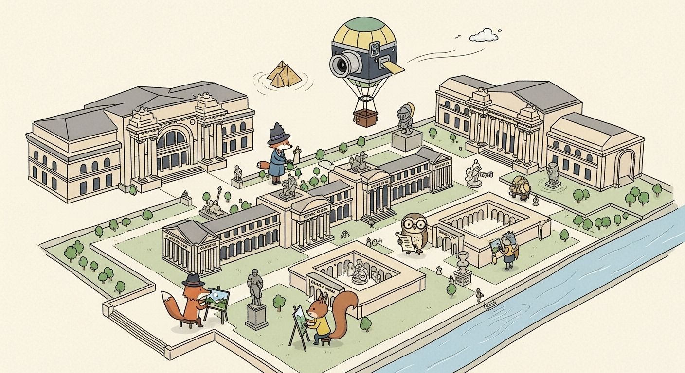 map of the met museum