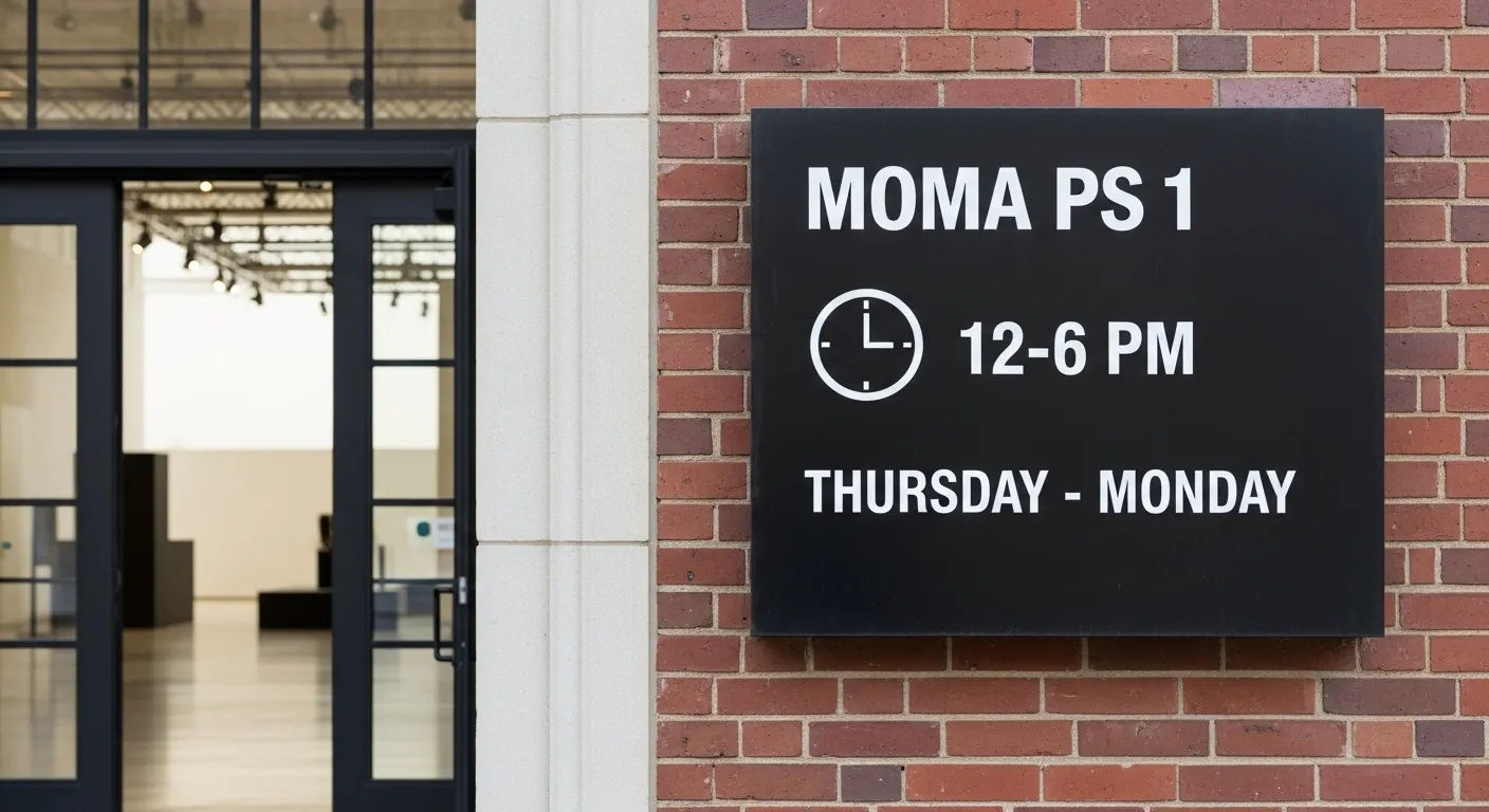 moma ps 1 hours