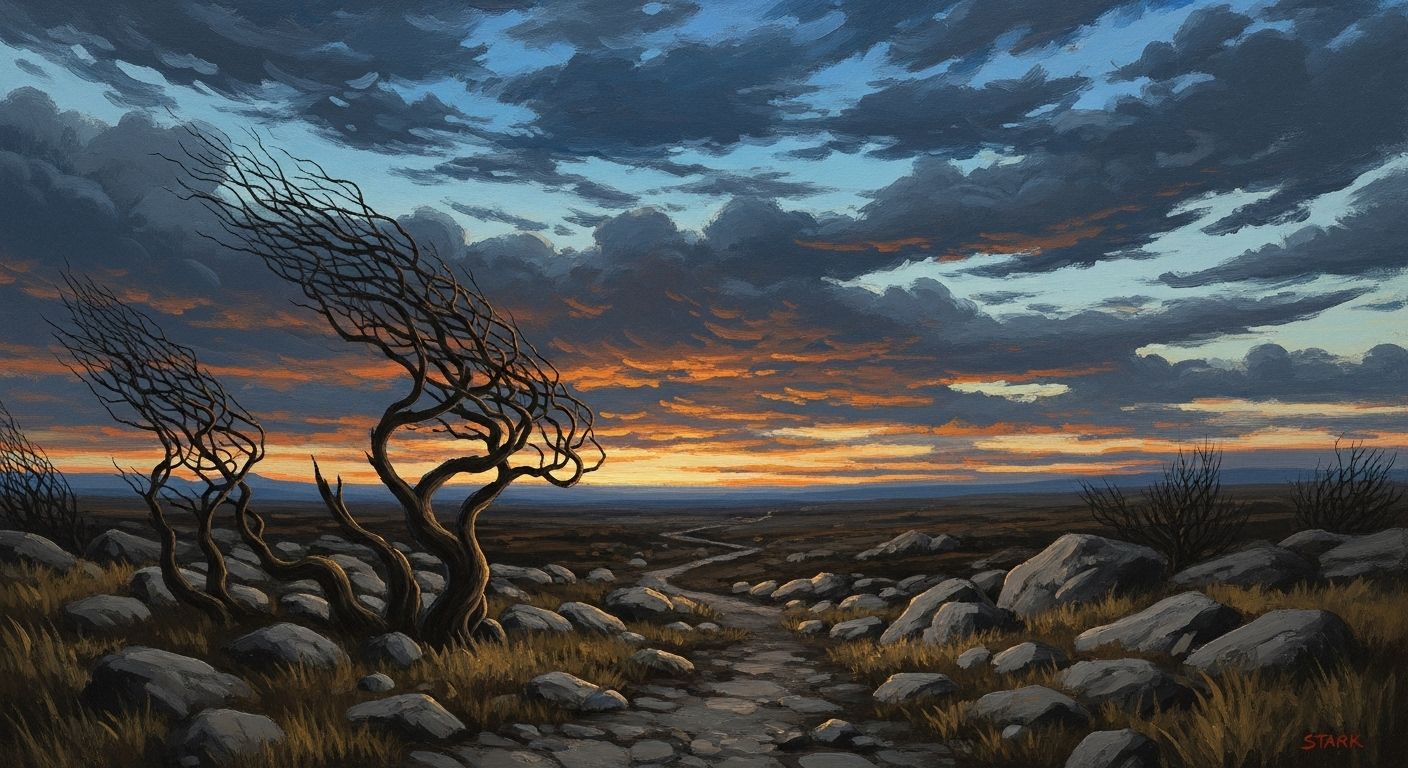 Robert Stark Paintings Dramatic Landscapes