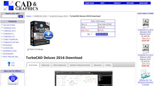 TurboCAD 2016 Deluxe