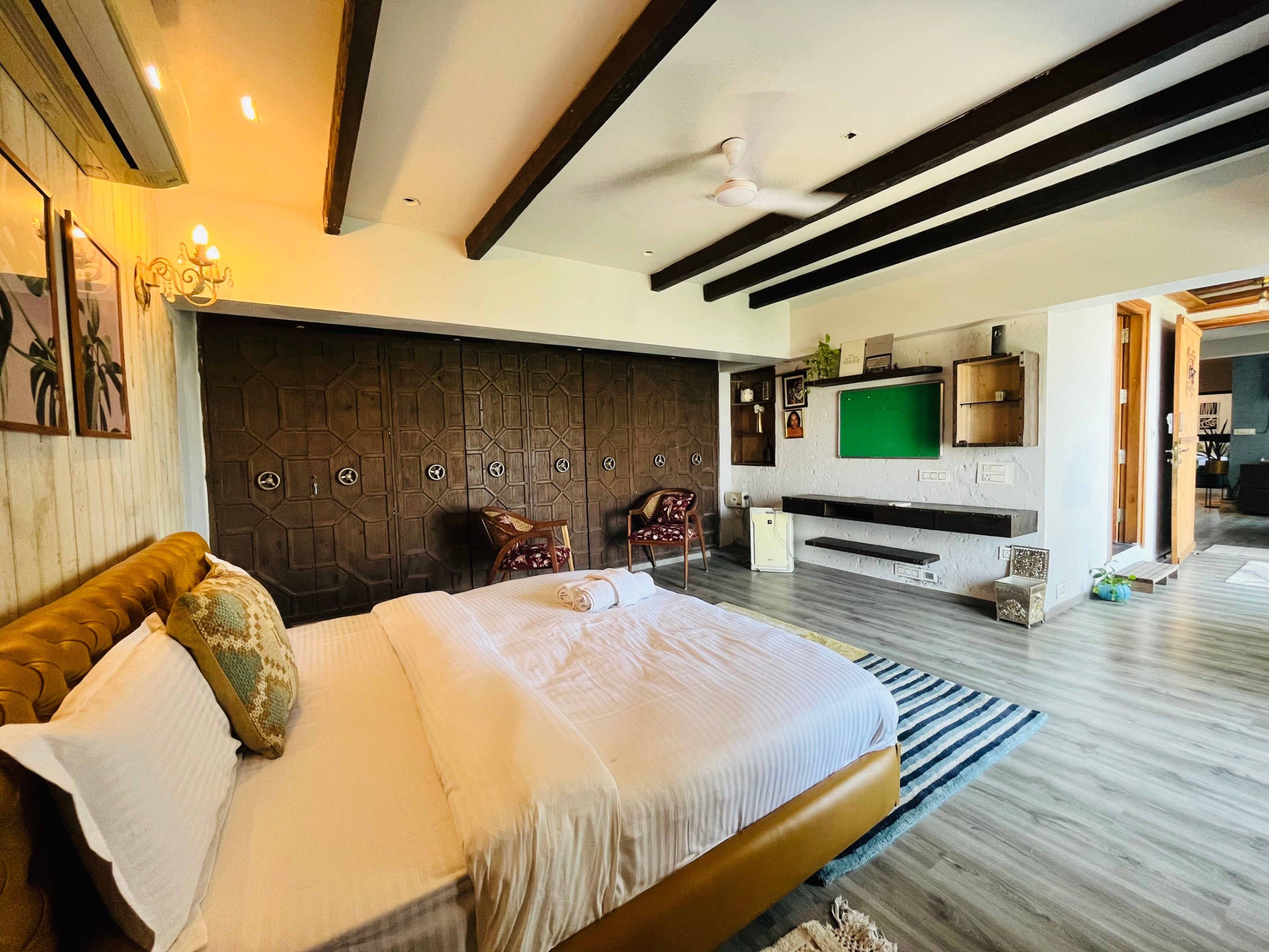dining table · living room · two bedrooms