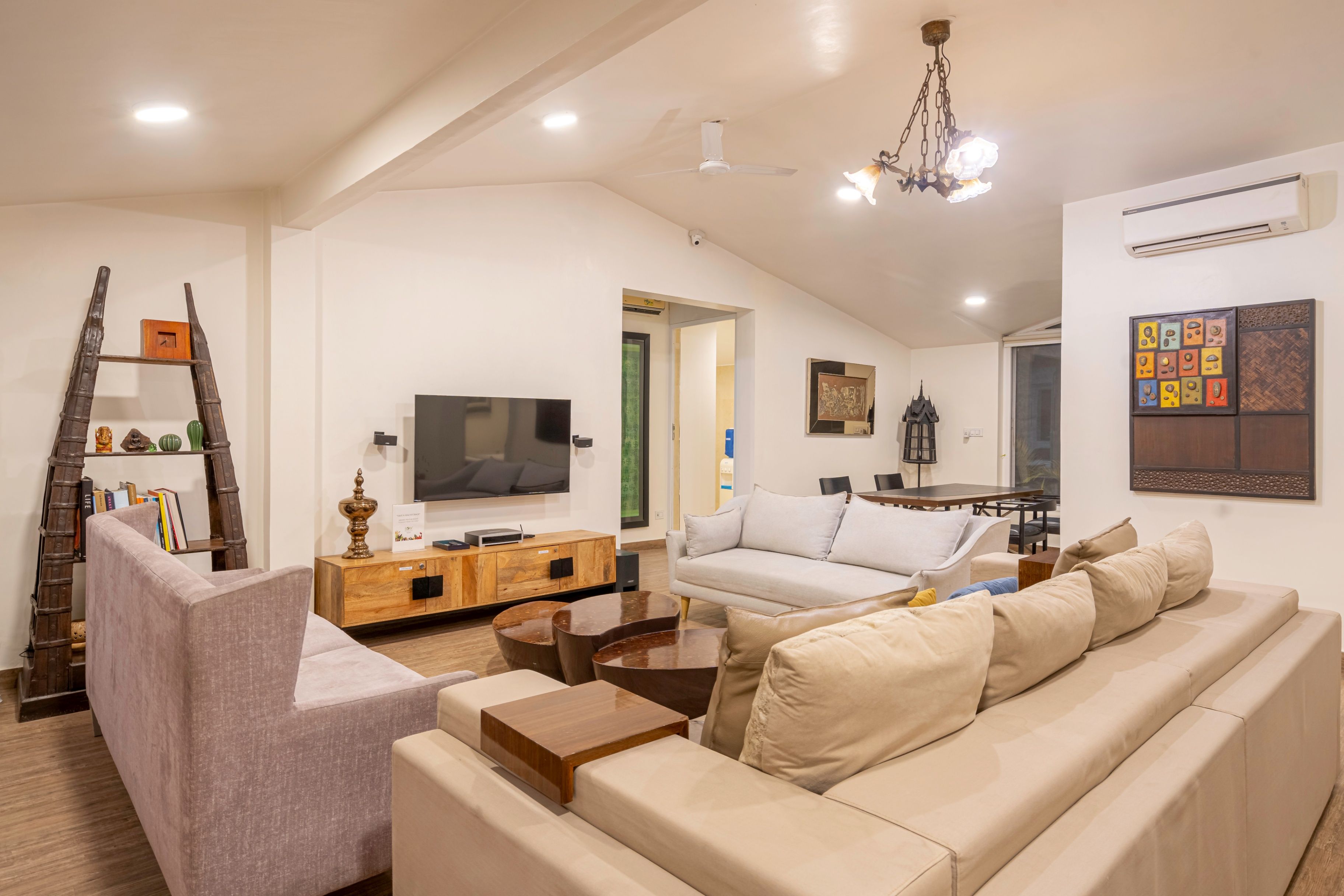 living room · bbq corner · five bedrooms
