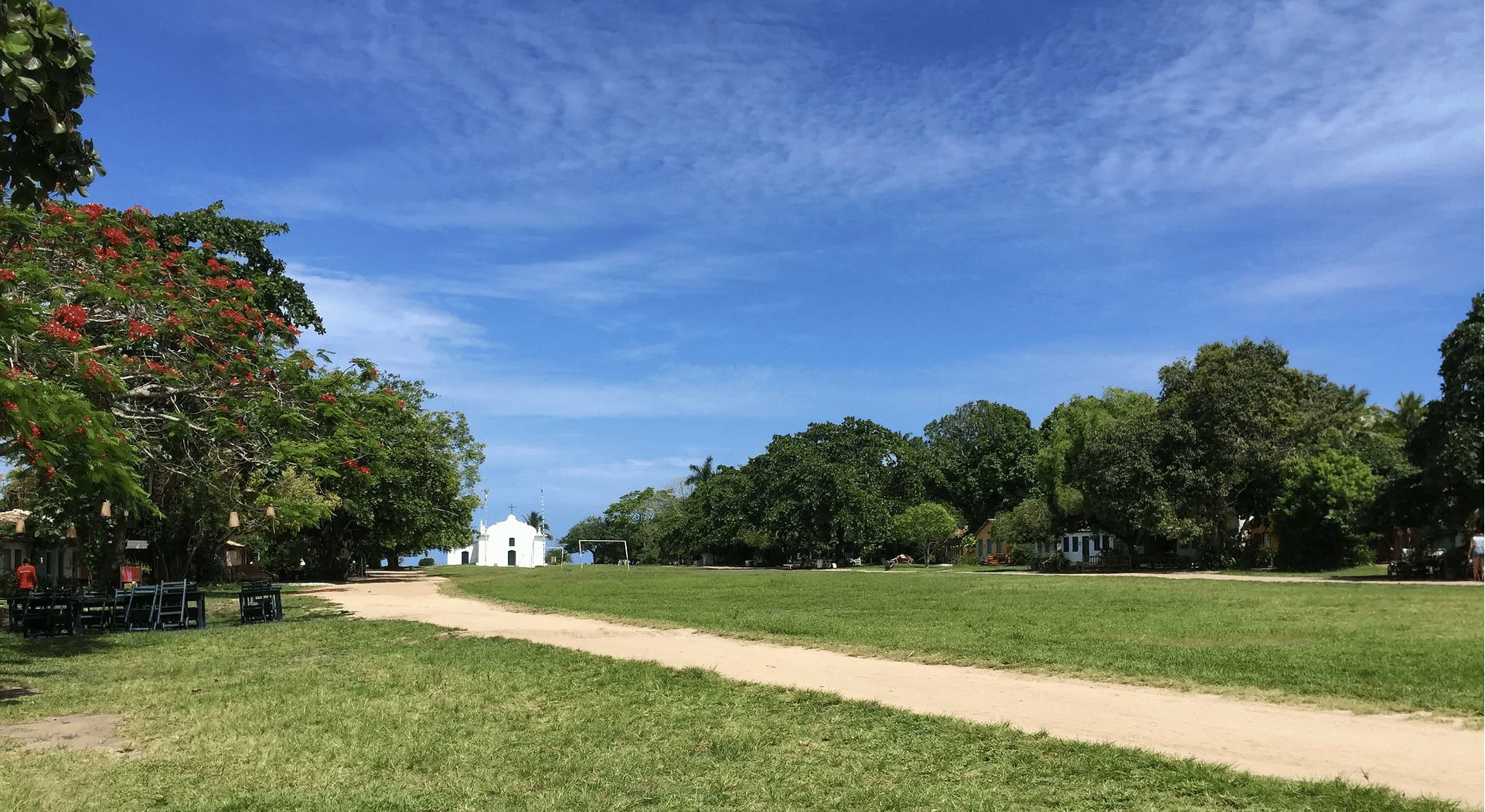 Ponto histórico em Trancoso Bahia Construção e local histórico de Trancoso Bahia