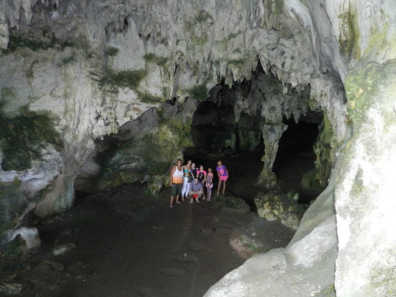 Cave of the Line or cave of the Temple.