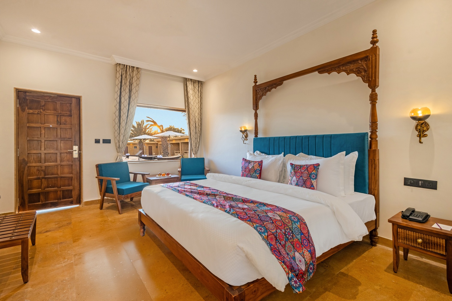 Pool View Premier Room with Sit Out at Sterling Rudraksh Jaisalmer - Photo 1