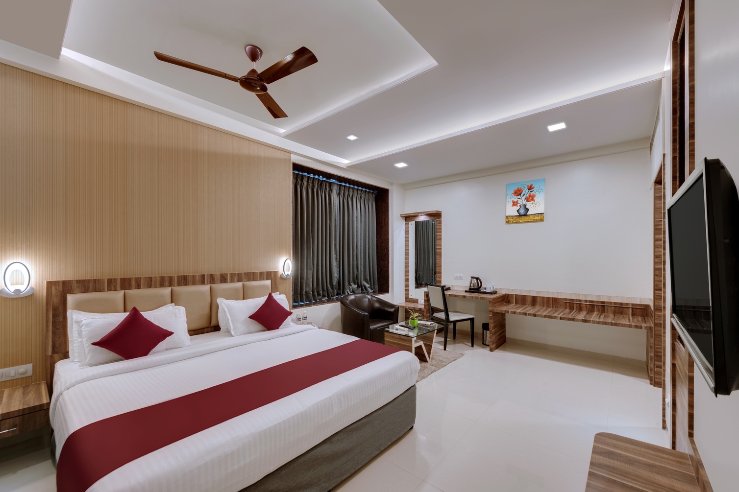 Deluxe Room at Click Hotel Sagar Plaza, Pune Chakan - Photo 1