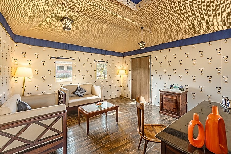 Mountain View Tiger Villa With Private Plunge Pool at Sterling ReWild Sariska - Photo 1