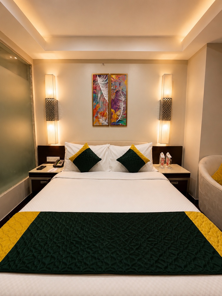 Standard King Room at Quality Inn Gurgaon - Photo 1