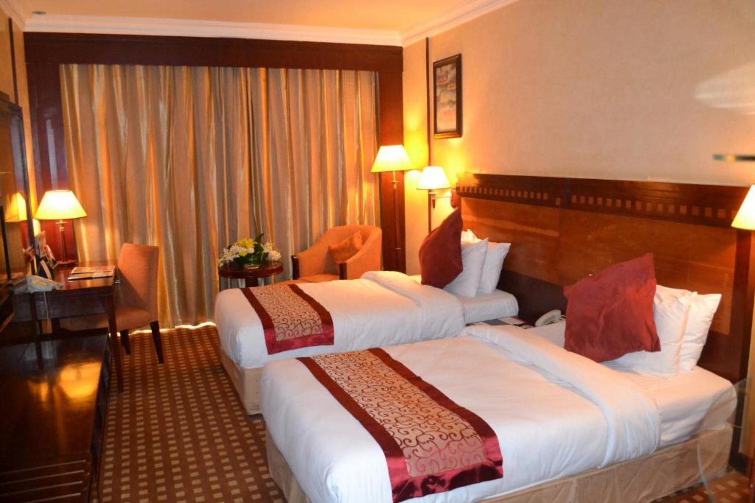 Twin Deluxe Room with Pool View - Smoking at Ramada by Wyndham Riyadh - Photo 2