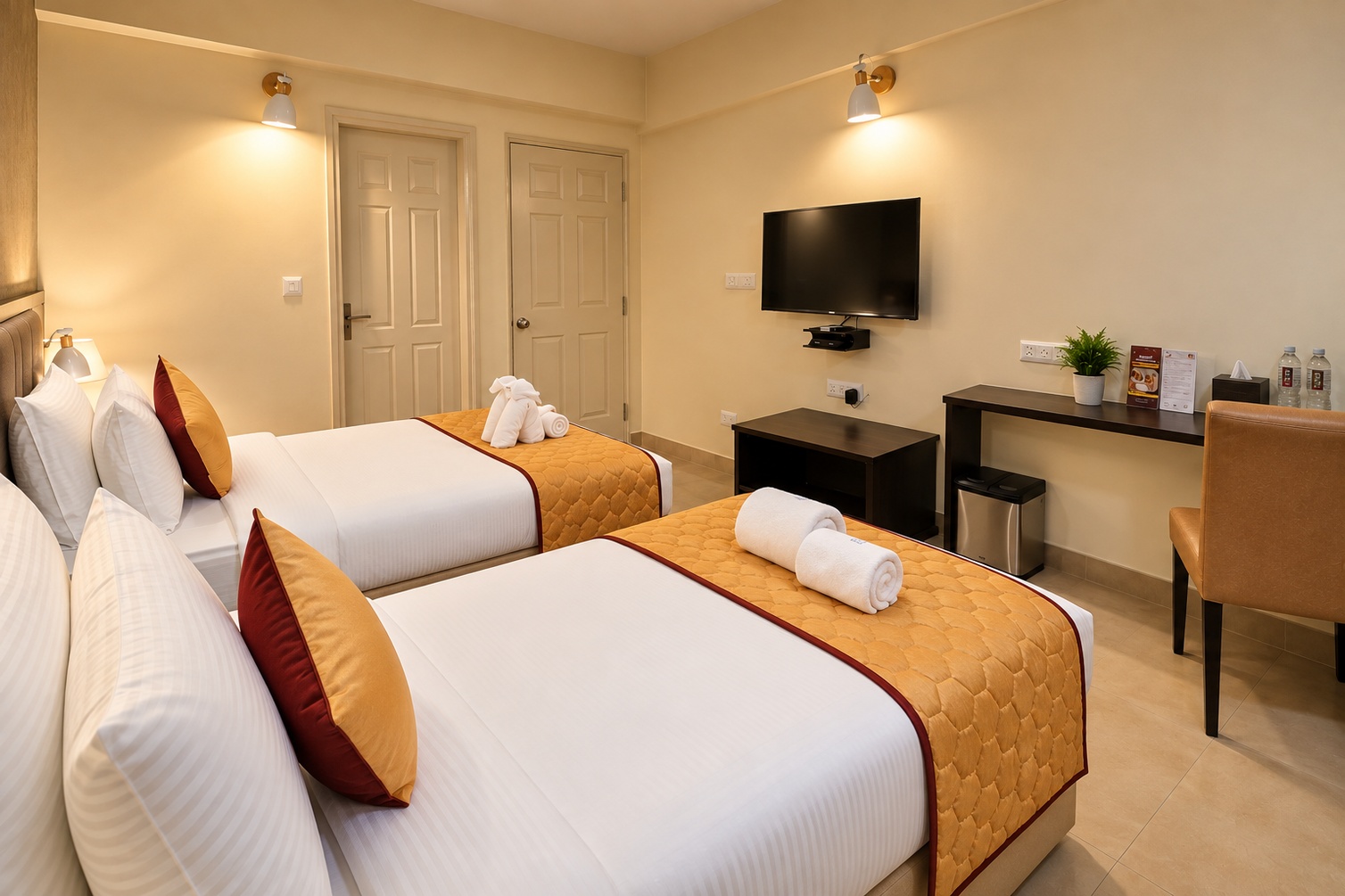 Suite Twin Room at The Altruist Whitefield Hotel - Photo 3