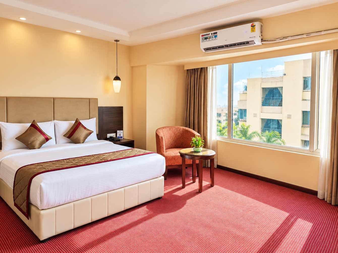 Deluxe Room at The Altruist Wagholi Hotel - Photo 1