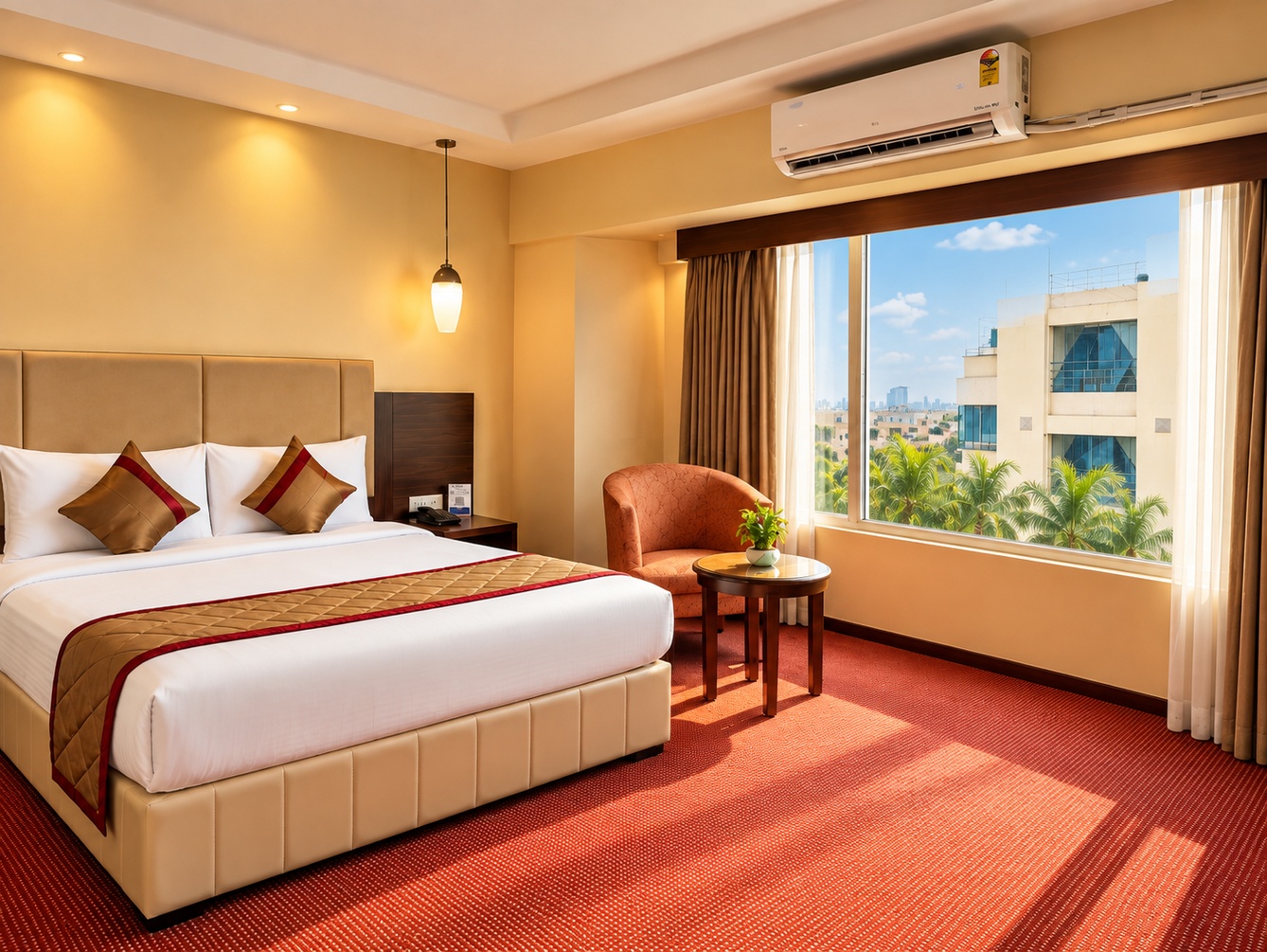 Deluxe Room at The Altruist Wagholi Hotel - Photo 2