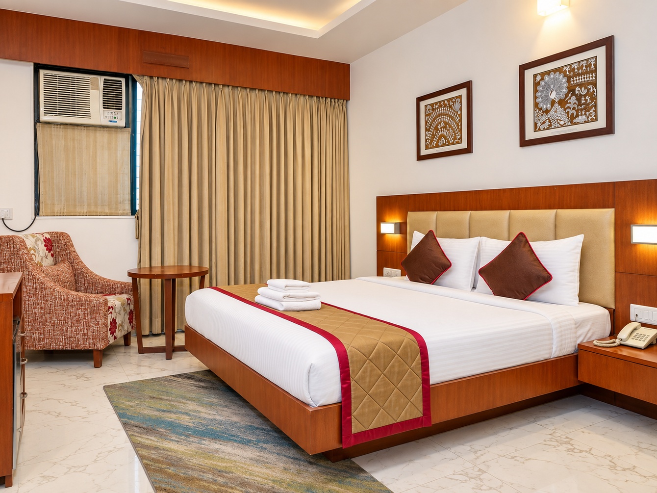Deluxe Double Room at The Altruist Navi Mumbai Hotel - Photo 2
