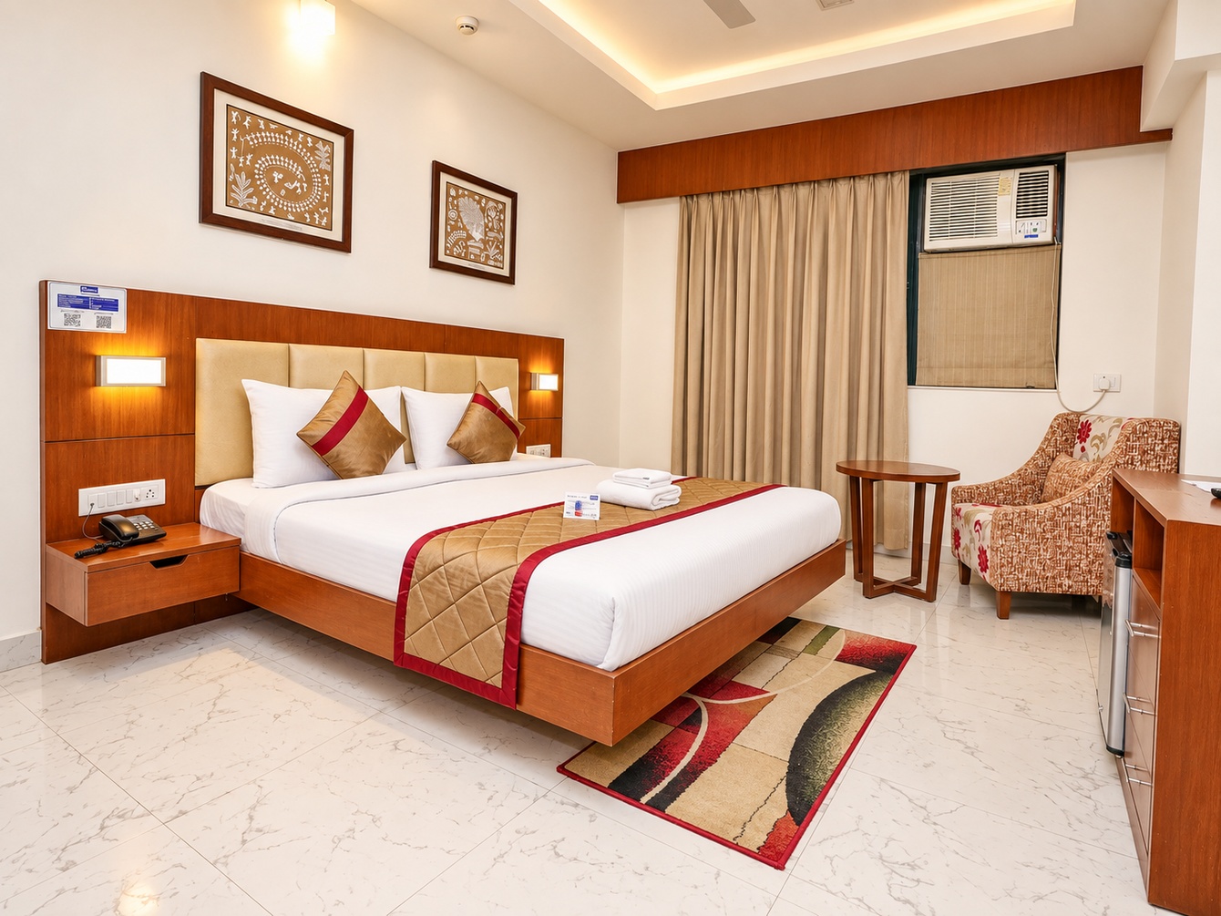 Deluxe Double Room at The Altruist Navi Mumbai Hotel - Photo 3