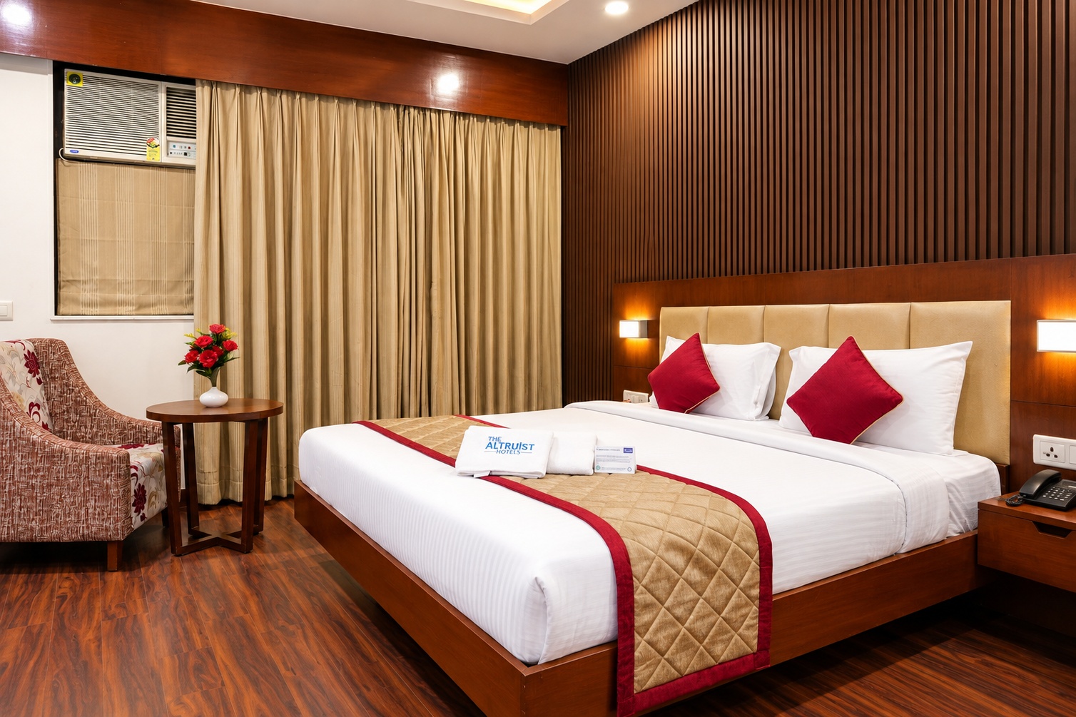 Premium Queen Room at The Altruist Navi Mumbai Hotel - Photo 3