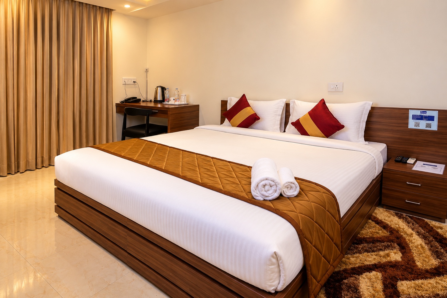 Deluxe Queen Room at The Altruist Koparkhairane Hotel - Photo 2