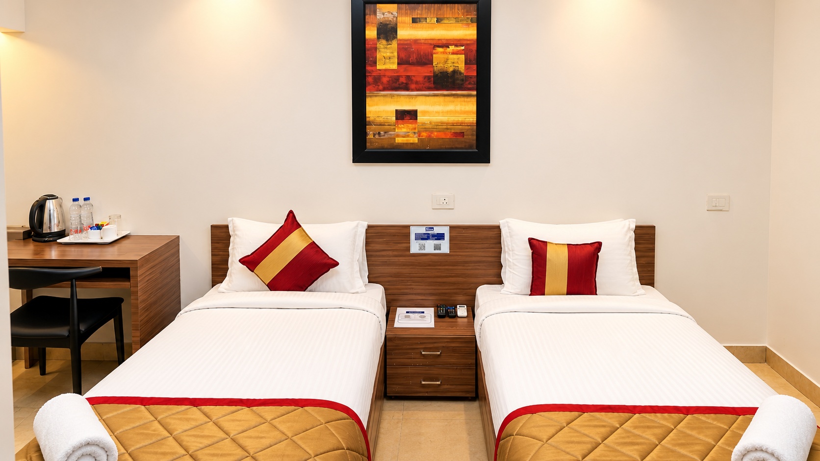 Deluxe Twin room at The Altruist Koparkhairane Hotel - Photo 2
