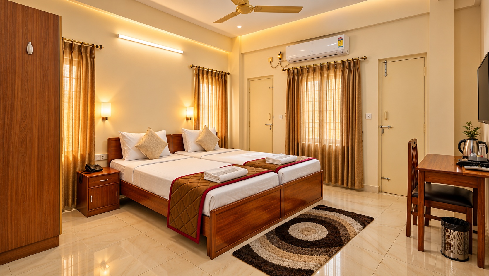 Deluxe Twin Room at The Altruist Bellandur ORR Hotel - Photo 1