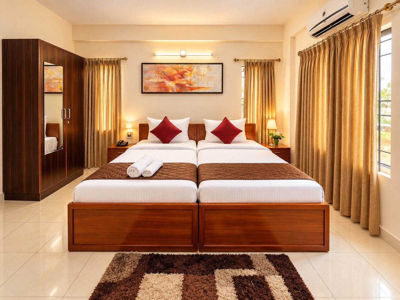 Deluxe Twin Room at The Altruist Bellandur Hotel - Photo 2