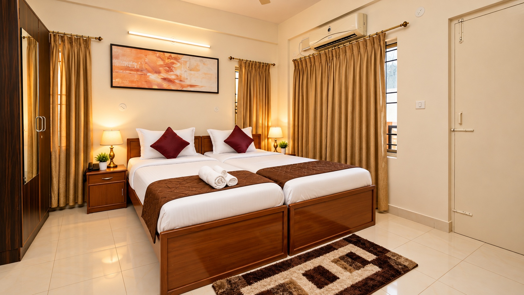 Deluxe Twin Room at The Altruist Bellandur Hotel - Photo 3