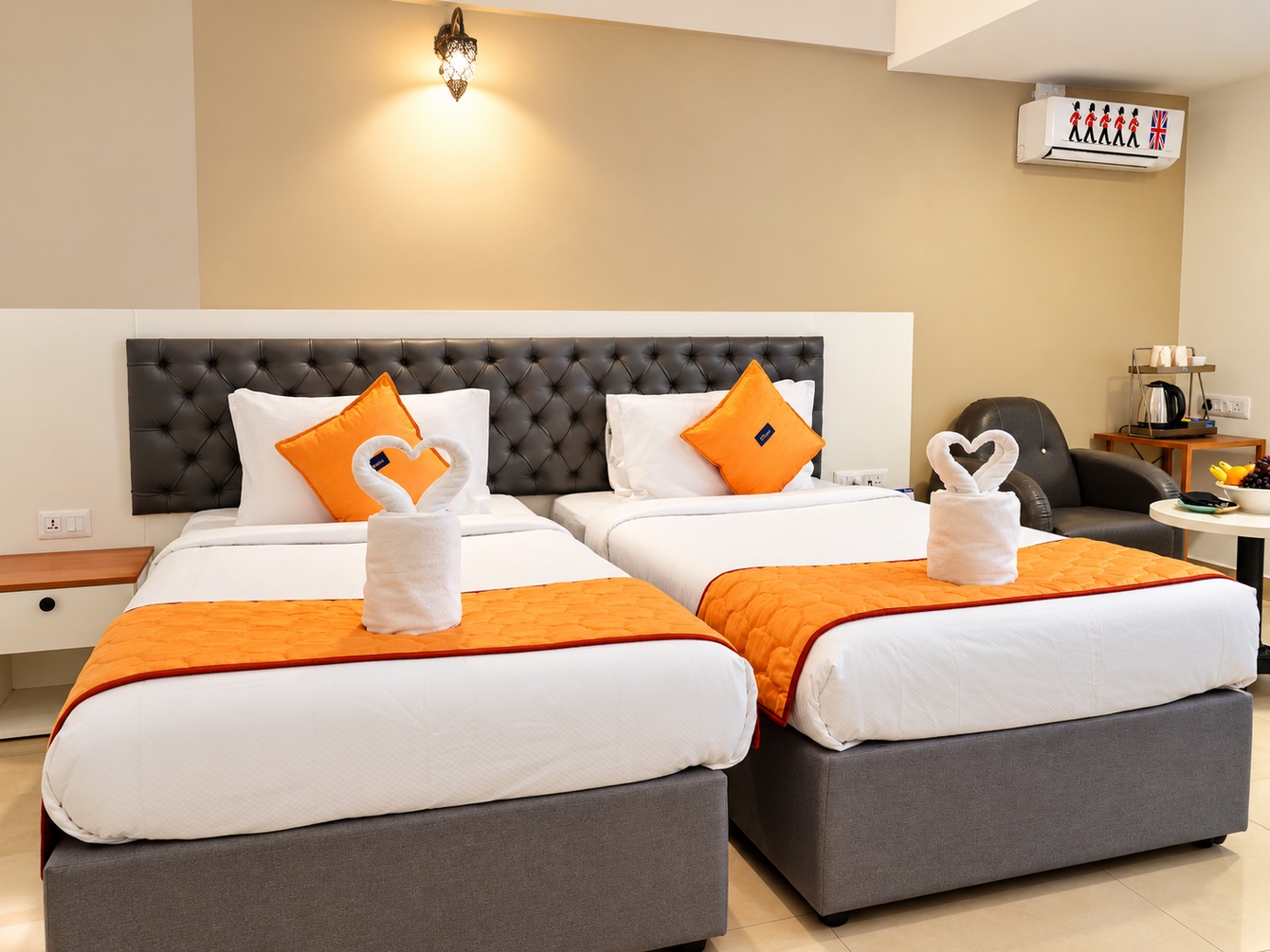 Classic Twin Room at The Altruist Whitefield Hotel - Photo 3