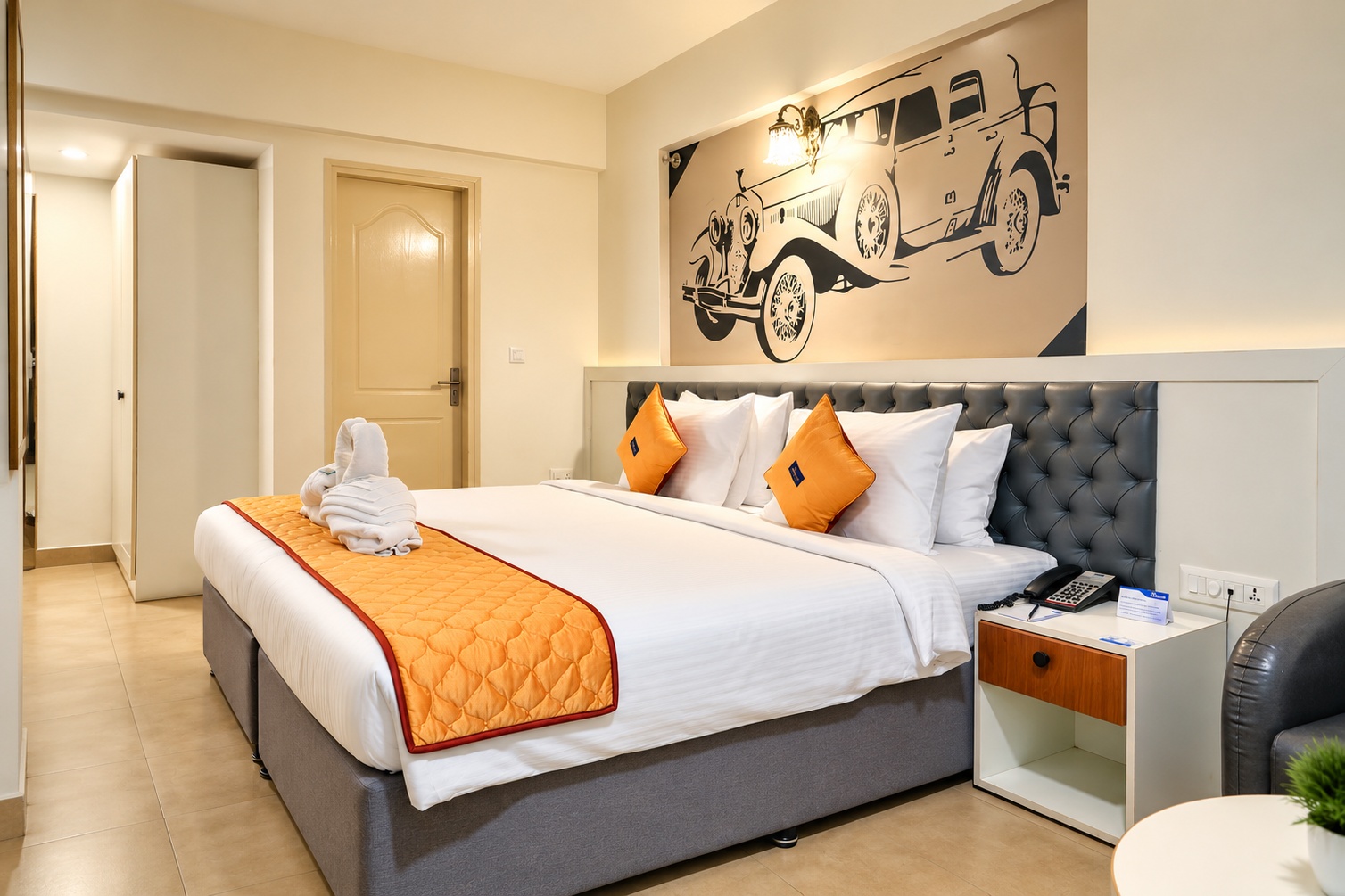 Deluxe Queen Room at The Altruist Whitefield Hotel - Photo 1