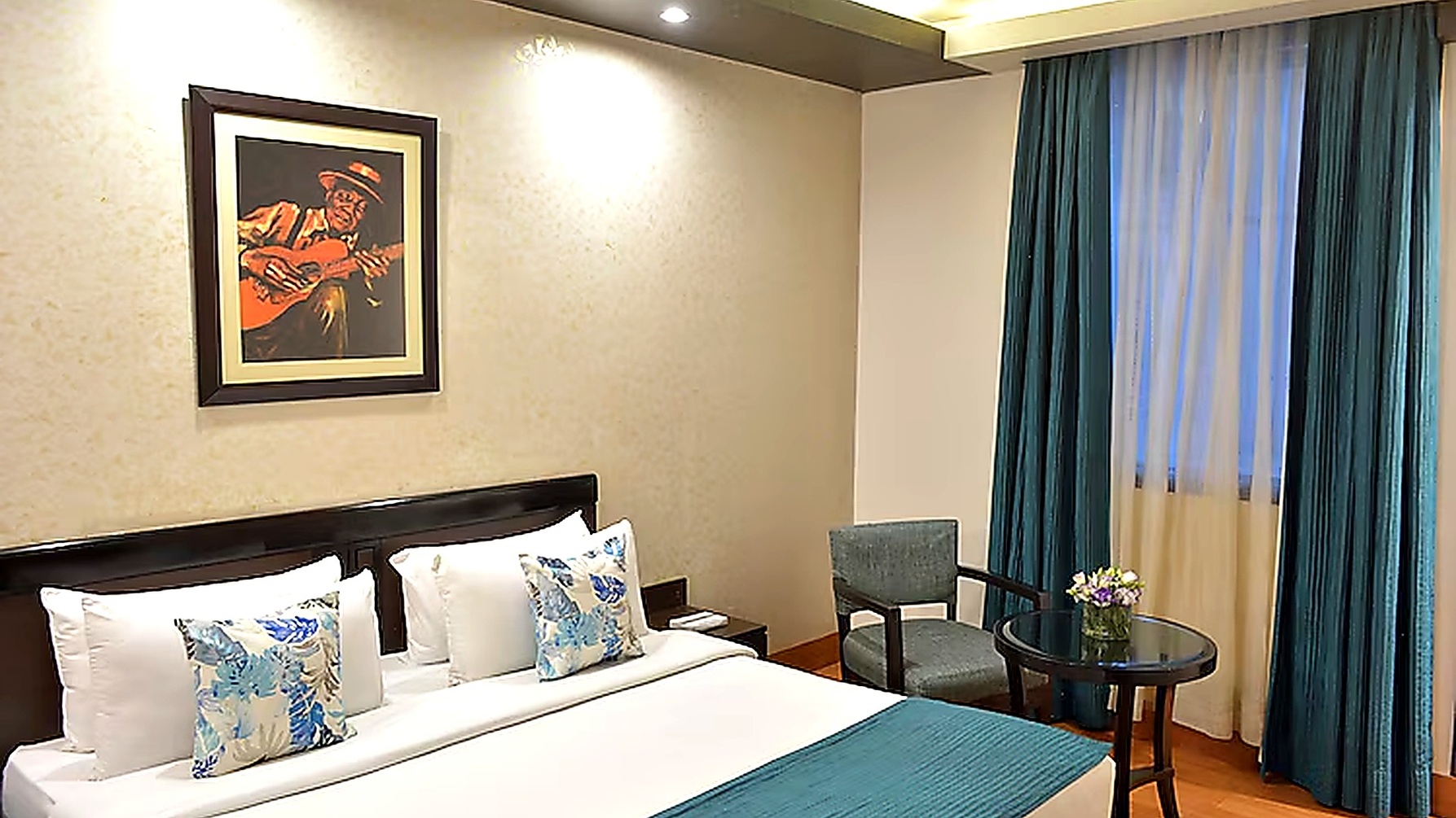 Deluxe Room With Work Desk at Rockland Hotel Panchsheel Enclave - Photo 1
