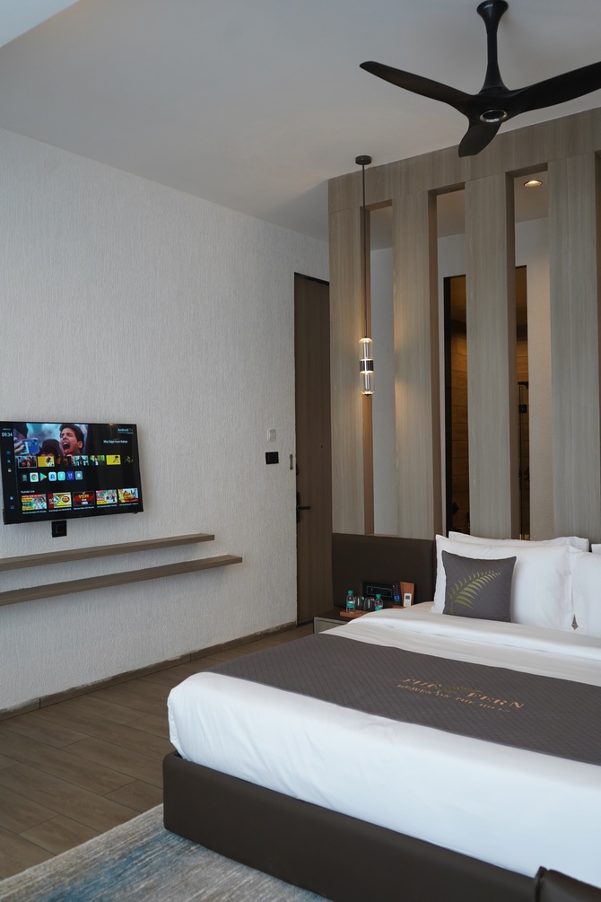 Hazel Suite, 1 King Bed at The Fern Heaven on The Hills, Hatgad-Saputara - Photo 1
