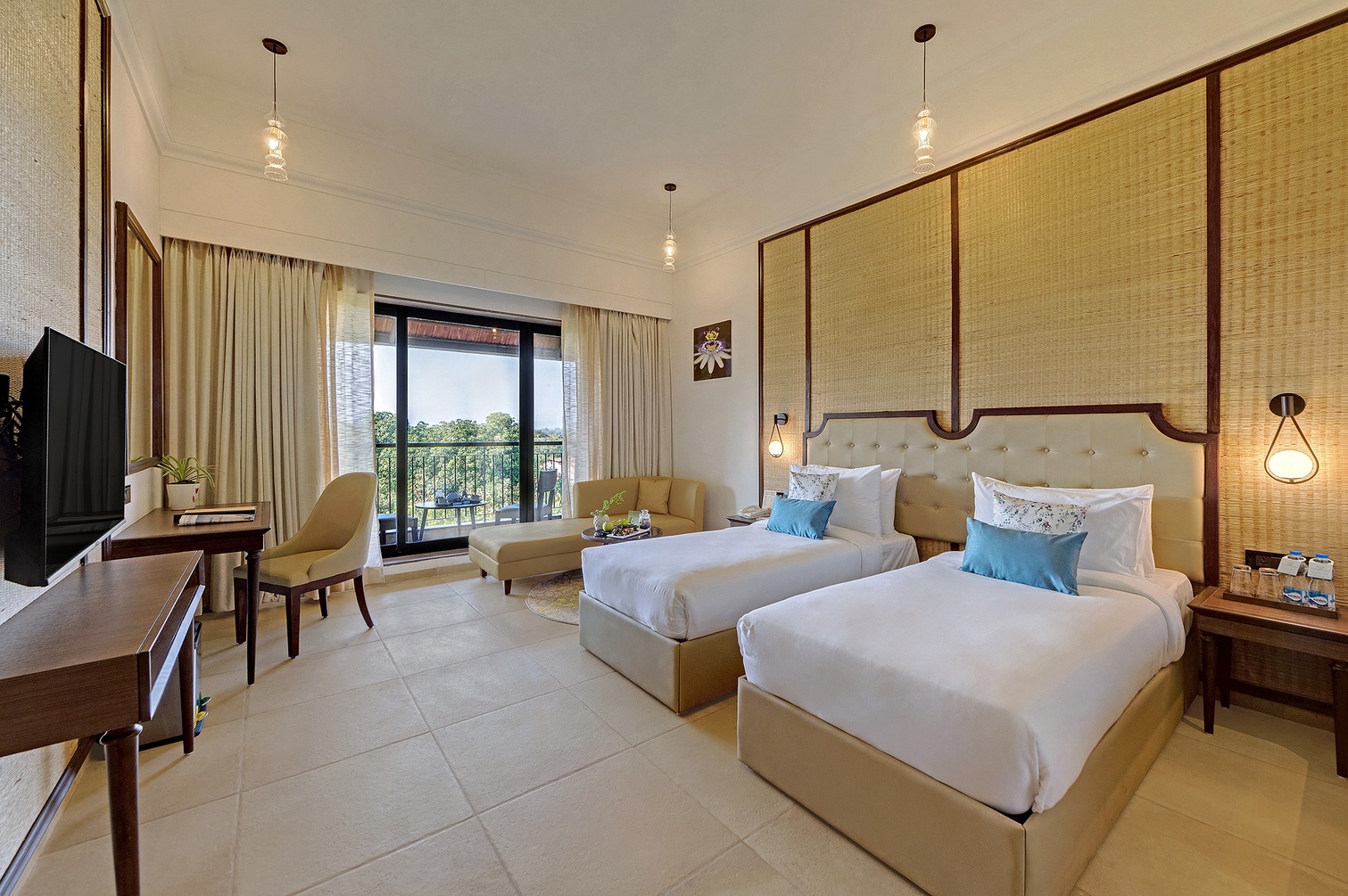 Winter Green Room, 2 Twin Beds at Bhanu The Fern Forest Resort & Spa, Jambughoda (Gujarat) - Photo 1