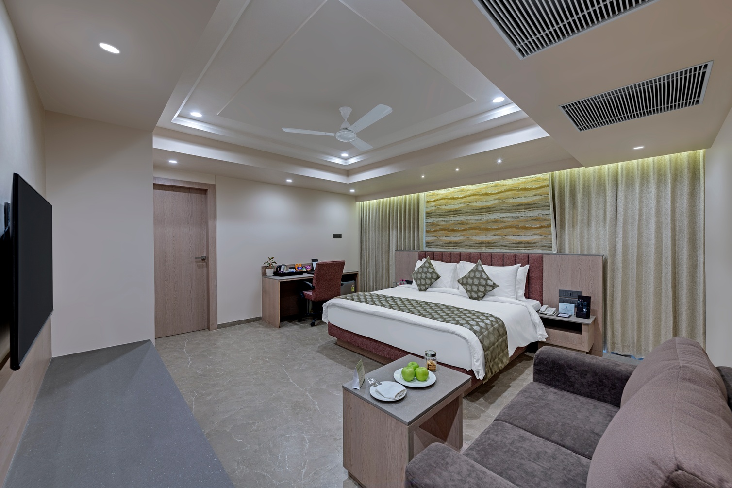 Hazel Suite, 1 King Bed at The Fern Residency Ellisbridge Ahmedabad - Photo 1