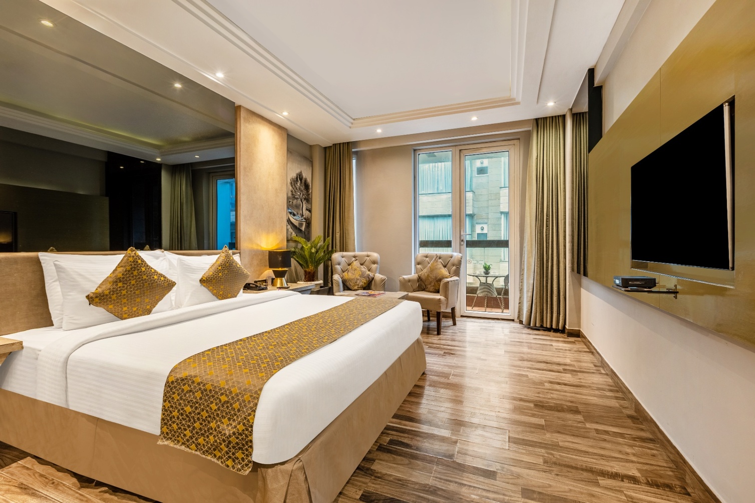 Premier Room with Balcony at Sterling Palm Bliss Wellness Resort Rishikesh - Photo 1