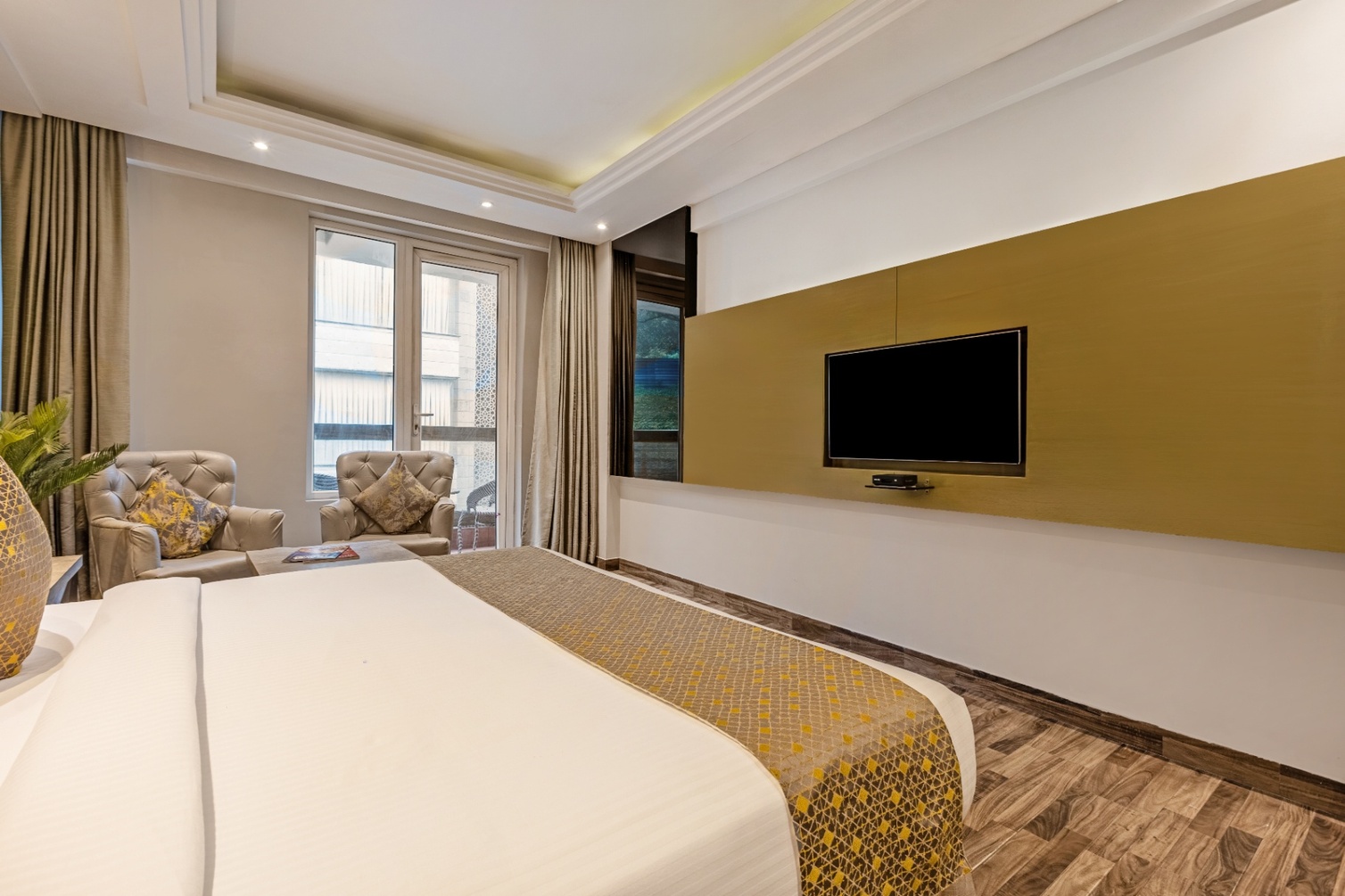 Premier Room with Balcony at Sterling Palm Bliss Wellness Resort Rishikesh - Photo 2